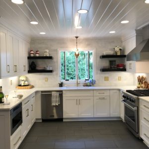 Clean, White Kitchen