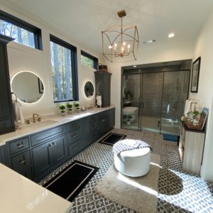 Modern Master Bath With Wet Room