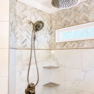 Chevron Master Bath