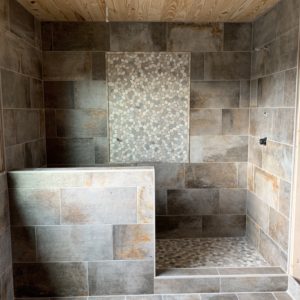 Masculine Shower Design