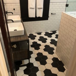 Retro Inspired Master Bath