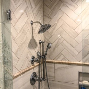 Master Bath With Makeup Vanity