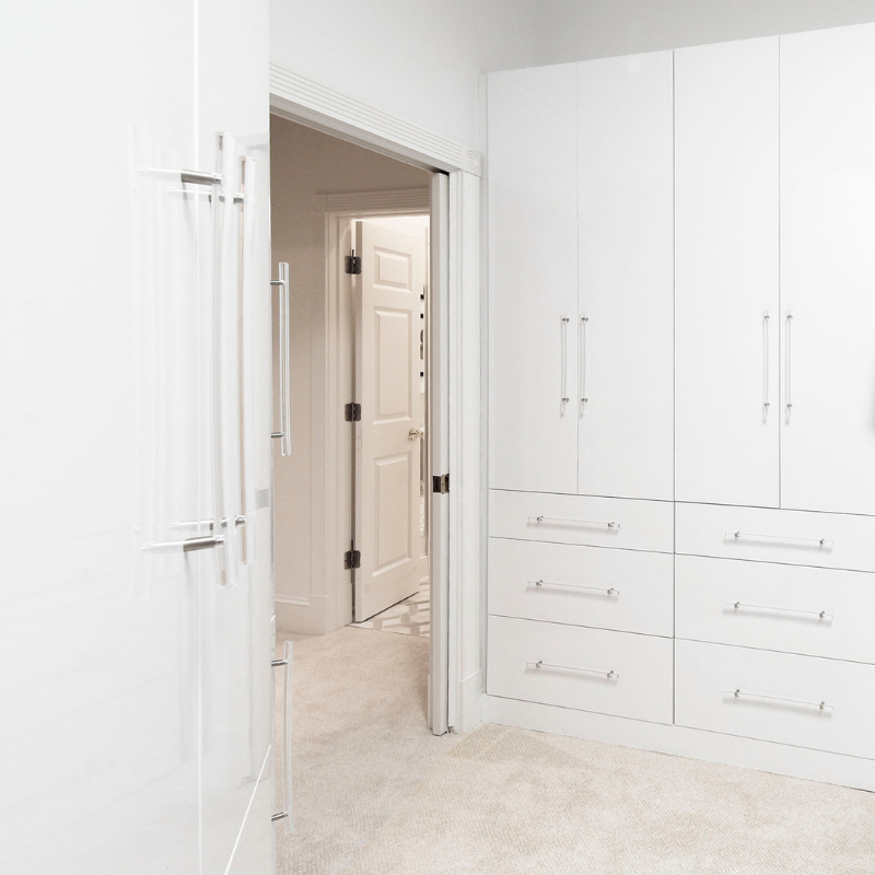 White Walk In Closet