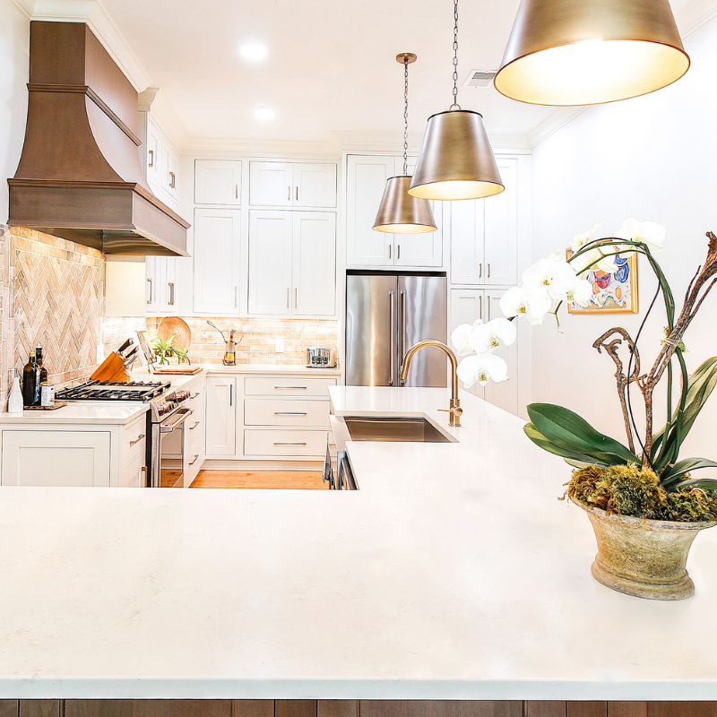 Rustic Modern Kitchen With Peninsula