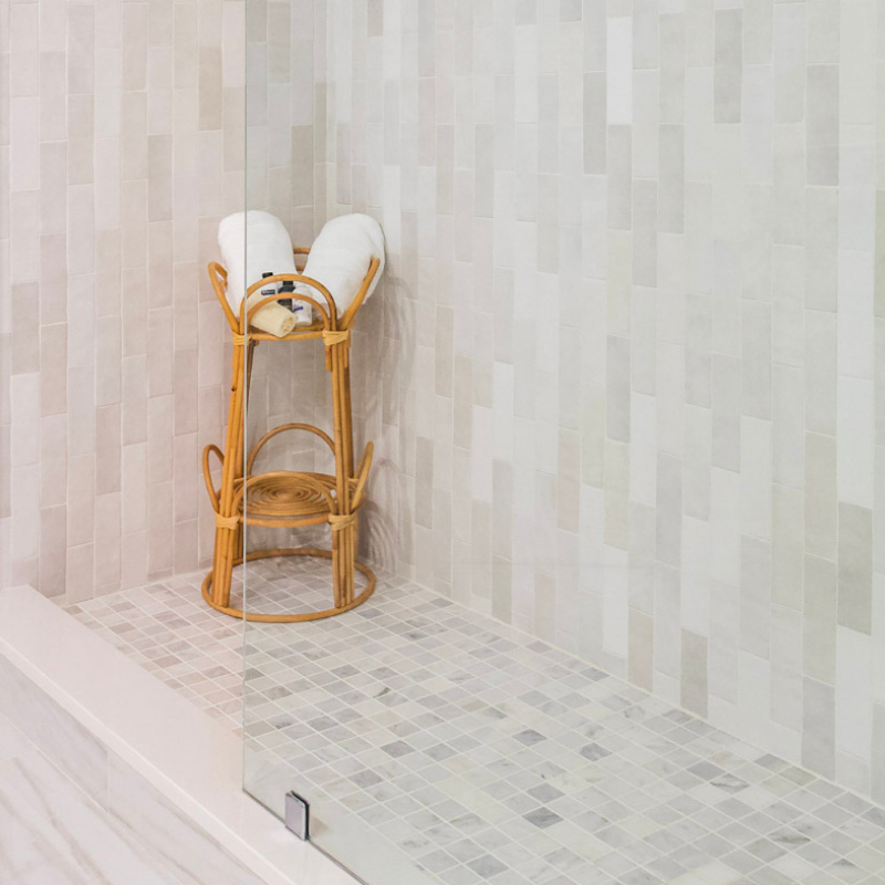Fantasy Brown Mosaic Master Bath