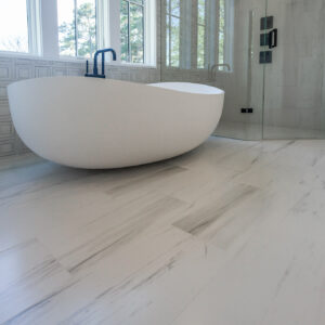 Modern Marble Main Bathroom