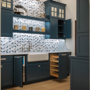 Blue Two-Toned Butler’s Pantry