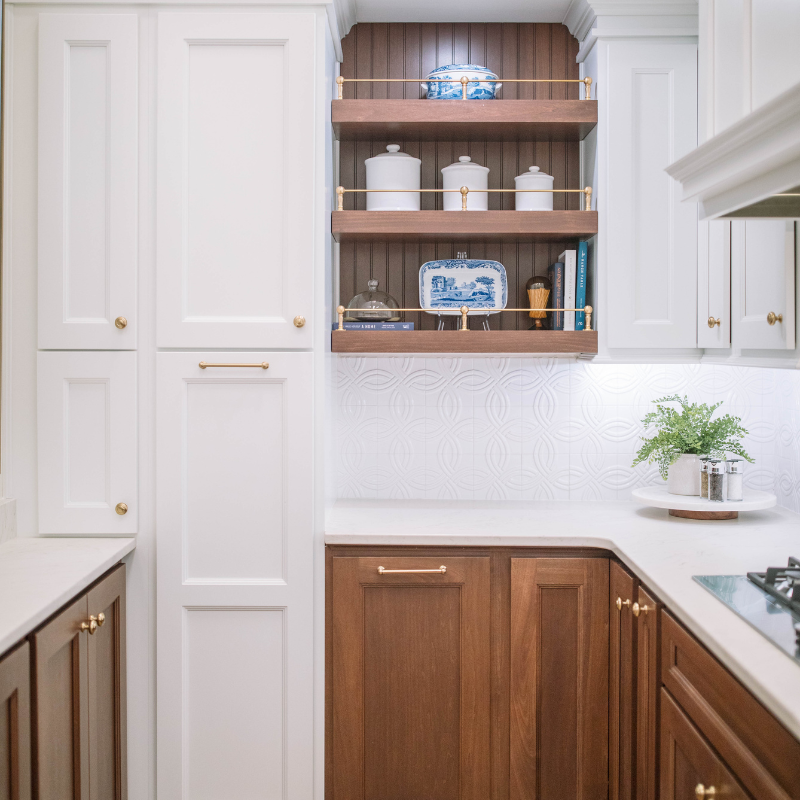 Blue And White Kitchen