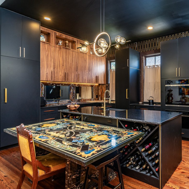 Modern Moody Kitchen