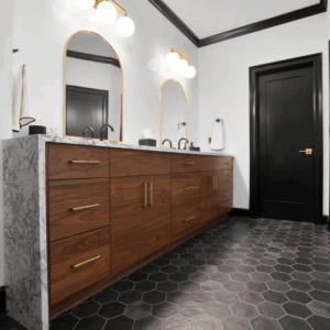 Sleek Elegance Master Bathroom